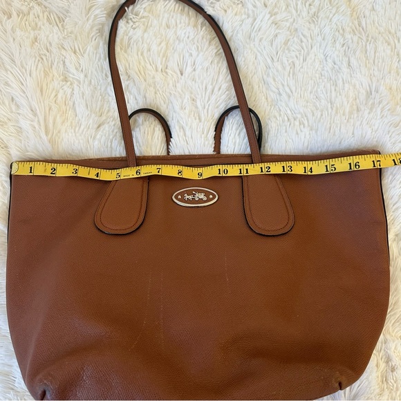 Coach Tan Leather Large Taxi Tote Bag - Picture 16 of 16